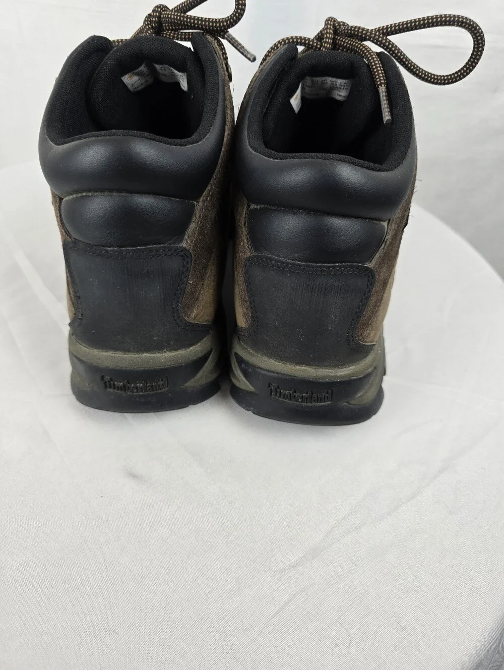 Timberland Brown Leather Lace-Up Men's Hiking Trail Work Boots Sz 10.5W